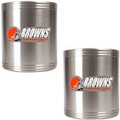 NFL Cleveland Browns Stainless Steel Can Holders