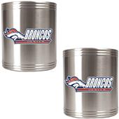 NFL Denver Broncos Stainless Steel Can Holders