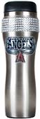 MLB Angels Stainless Steel Bling Travel Tumbler