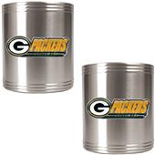 NFL Green Bay Packers Stainless Steel Can Holders