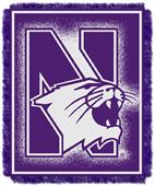 Northwest NCAA Northwestern Jacquard Throws