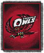 Northwest NCAA Temple University Jacquard Throws