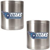 NFL Tennessee Titans Stainless Steel Can Holders