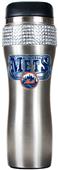 MLB NY Mets Stainless Steel Bling Travel Tumbler
