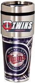 MLB Twins Travel Tumbler Hi-Def Metallic Graphics