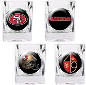 NFL San Francisco 49ers 4pc Collector Shot Glasses