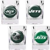 NFL New York Jets 4pc Collector's Shot Glass Set
