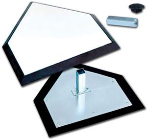 Pro Style Home Plate w/Hollywood Style Anchor
