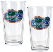 NCAA Florida Gators 2pc Pint Glass Set