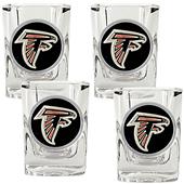 NFL Atlanta Falcons 4pc Square Shot Glass Set