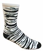 Red Lion Big Cat Athletic Zebra Crew Socks Red Lion Big Cat Athletic Zebra Crew Socks