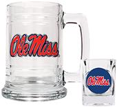 NCAA Mississippi Rebels Boilermaker Set