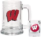 NCAA Wisconsin Badgers Boilermaker Set