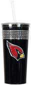 NFL Arizona Cardinals 16oz Bling Tumbler w/ Straw