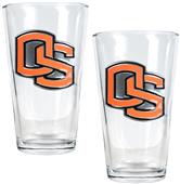 NCAA Oregon State Beavers 2pc Pint Glass Set