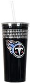 NFL Tennessee Titans 16oz Bling Tumbler w/ Straw