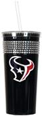 NFL Houston Texans 16oz Bling Tumbler w/ Straw