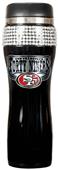 NFL San Francisco 49ers 14oz Black Bling Tumbler