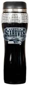 NFL Seattle Seahawks 14oz Black Bling Tumbler