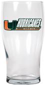 NCAA Miami Hurricanes 20oz. Pub Glass
