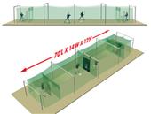 JUGS Outdoor Baseball Split Cage Package
