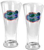 NCAA Florida Gators 2pc Premiere Pilsner Glass Set