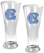NCAA North Carolina 2pc Premiere Pilsner Glass Set
