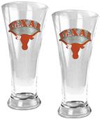 NCAA Longhorns 2pc Premiere Pilsner Glass Set