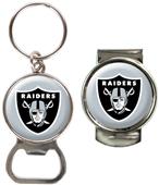 NFL Oakland Raiders Bottle Opener/Money Clip Set