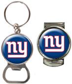 NFL New York Giants Bottle Opener/Money Clip Set