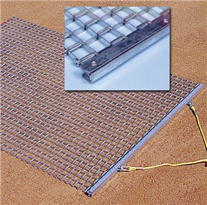 Baseball Infield Drag Mat Plated Steel Mesh