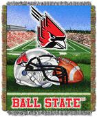 Northwest NCAA Ball State HFA Tapestry Throws