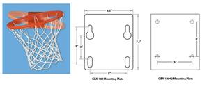 Basketball Competitor 180 Degrees Breakaway Rim