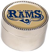NFL St. Louis Rams Metal Trinket Box