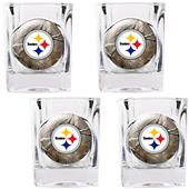 NFL Pittsburgh Steelers Open Field 4pc Shot Glass