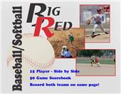 Blazer Baseball/Softball Side-by-Side Scorebook Blazer Baseball/Softball Side-by-Side Scorebook