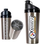 NFL Pittsburgh Steelers Stainless Protein Shaker