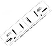 Newstripe Hash Mark Deluxe Football Field Stencil Newstripe Hash Mark Deluxe Football Field Stencil