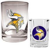 NFL Minnesota Vikings Rocks Glass / Shot Glass Set