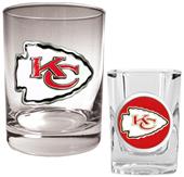NFL Kansas City Chiefs Rocks Glass / Shot Glass