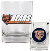 NFL Chicago Bears Rocks Glass / Shot Glass