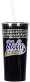 NCAA UCLA Bruins Black Bling Tumbler w/Straw