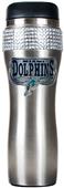 NFL Miami Dolphins 14oz Stainless Bling Tumbler