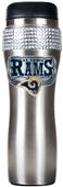 NFL St. Louis Rams 14oz Stainless Bling Tumbler