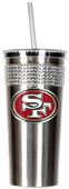 NFL San Francisco 49ers Bling Tumbler w/ Straw