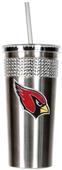 NFL Arizona Cardinals 16oz Bling Tumbler w/ Straw