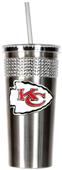 NFL Kansas City Chiefs 16oz Bling Tumbler w/ Straw