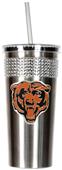 NFL Chicago Bears 16oz Bling Tumbler w/ Straw
