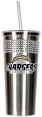 NFL San Diego Chargers 16oz Bling Tumbler w/ Straw