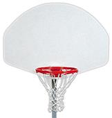39" Fan Shaped Poly Basketball Backboard